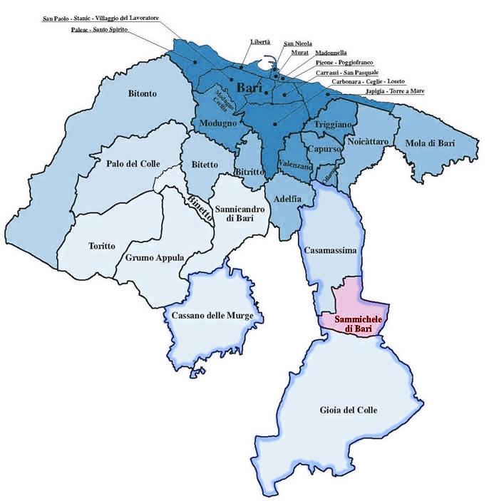 Mappa diocesi